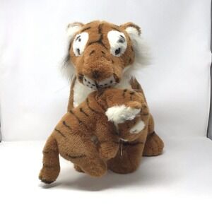 Westcliff Collection Large Tiger & Cub Plush 14" Vintage 1998 Stuffed Animal Toy